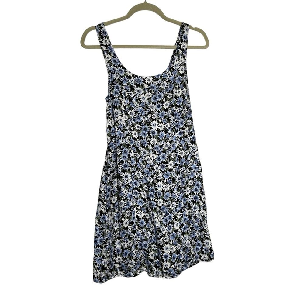 NWT American Eagle Ditsy Floral Lightweight Cut Out Back Mini Skater Dress XS